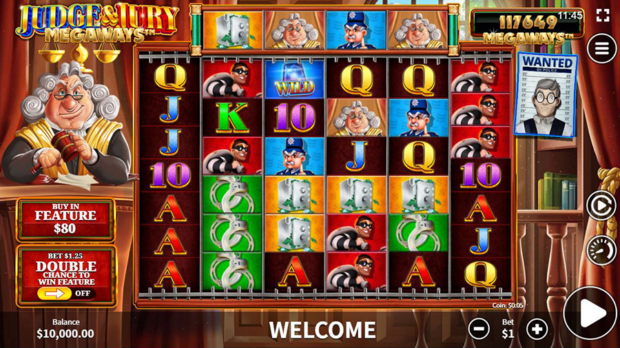 Judge And Jury Megaways Slot - galacasino