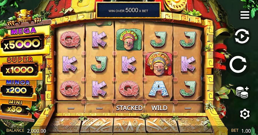 Aztec Falls Online Slot - galacasino