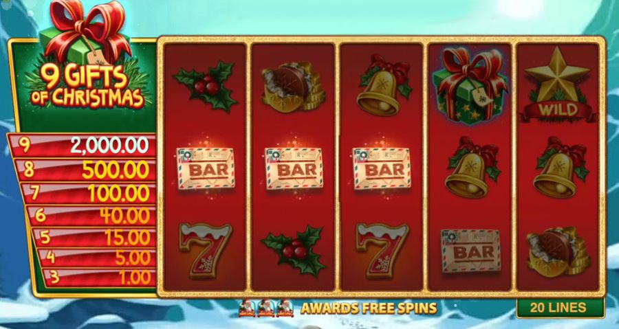 9 Gifts Of Christmas Slot Eng - galacasino