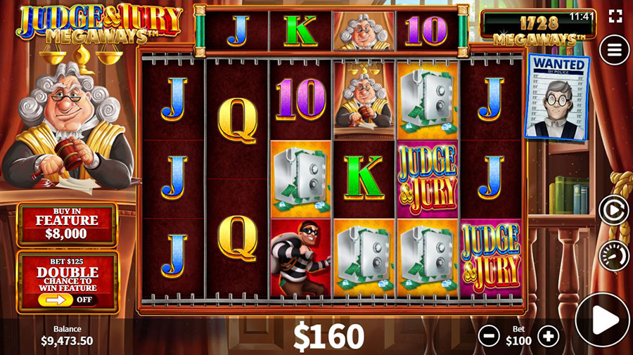 Judge And Jury Megaways Bonus - galacasino