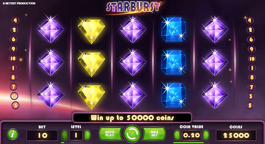 Starburst Slot - galacasino