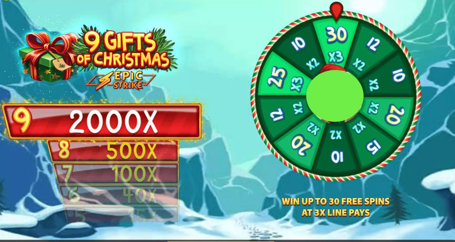 9 Gifts Of Christmas Bonus Eng - galacasino