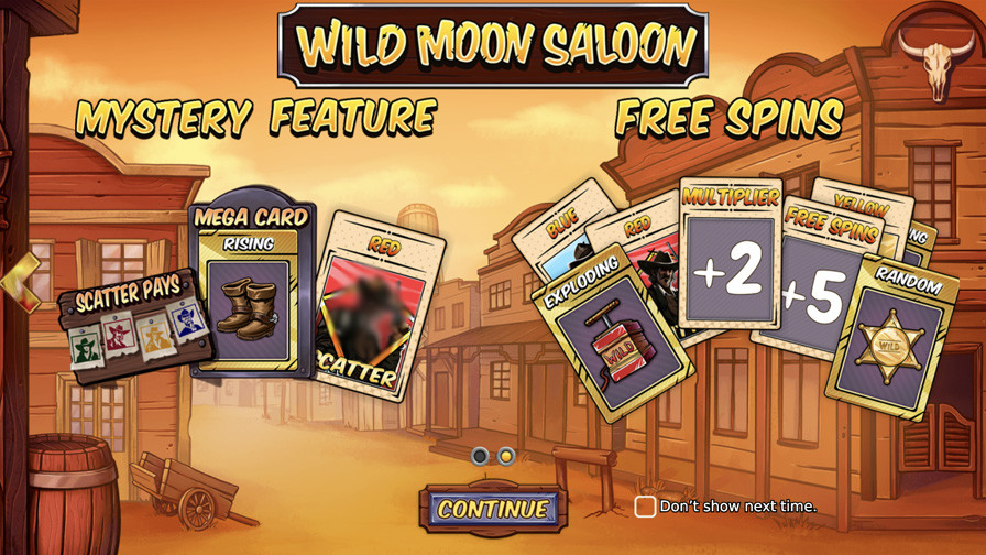 Wild Moon Saloon Slot - galacasino