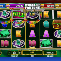 Wheel Of Fortune Elegant Emeralds Bonus - galacasino