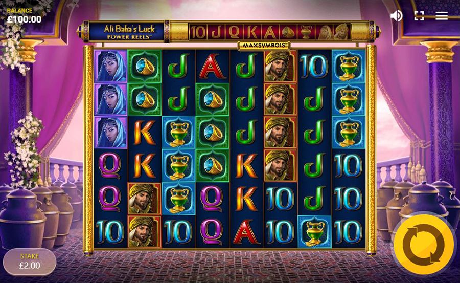 Ali Babas Luck Power Reels Slot - galacasino