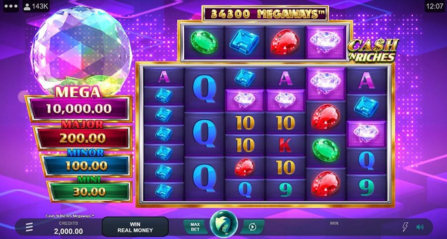 Cash N Riches Megaways Online Slot - galacasino